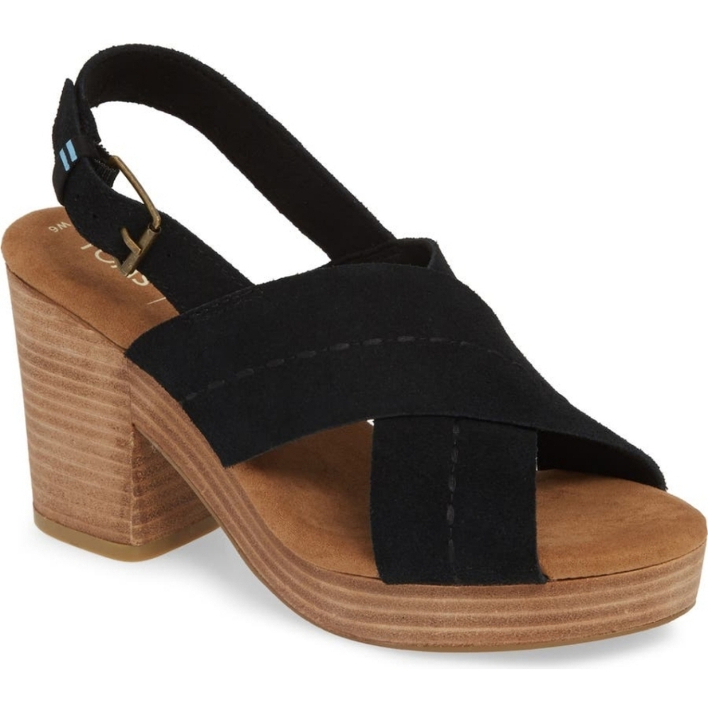TOMS Ibiza Platform Slingback Sandal